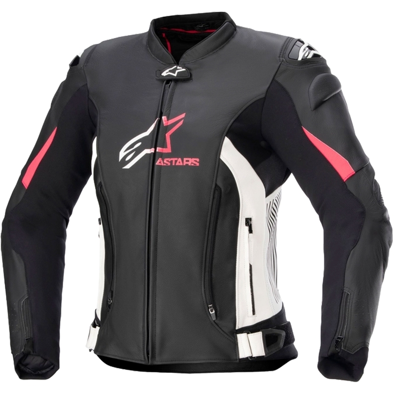 Alpinestars GP PLUS 4 motorcykeljakke til kvinder Sort, hvid og pink