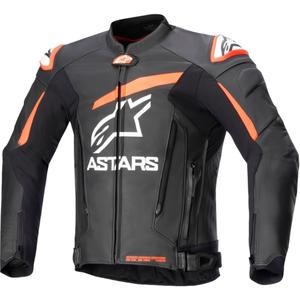 Alpinestars GP PLUS 4 sort-fluoro rød-hvid motorcykeljakke