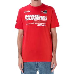 T-shirt Ducati Marc Marquez MM93 Verdensmester rød