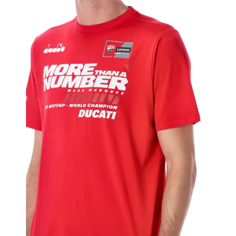 T-shirt Ducati Marc Marquez MM93 Verdensmester rød