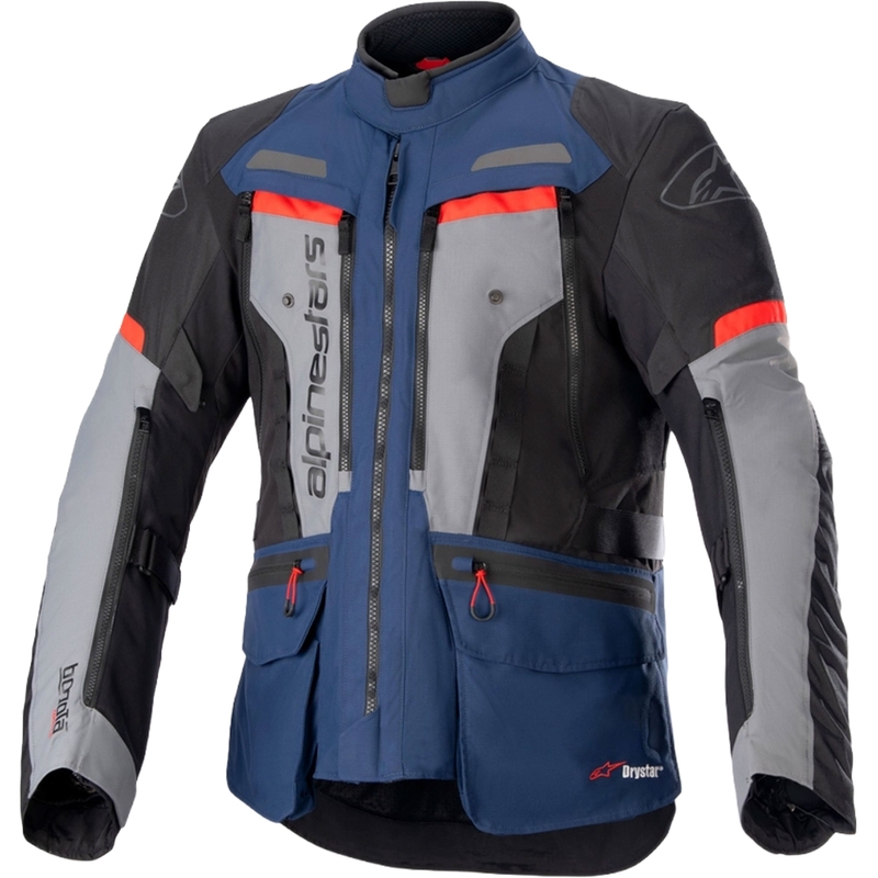 Alpinestars Bogota PRO Drystar blå-sort-rød motorcykeljakke