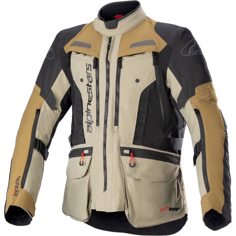 Alpinestars Bogota PRO Drystar motorcykeljakke grøn-sort