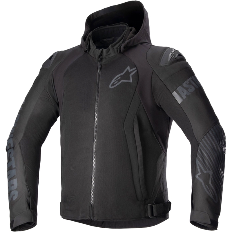 Alpinestars Zaca Air vandtæt sort motorcykeljakke