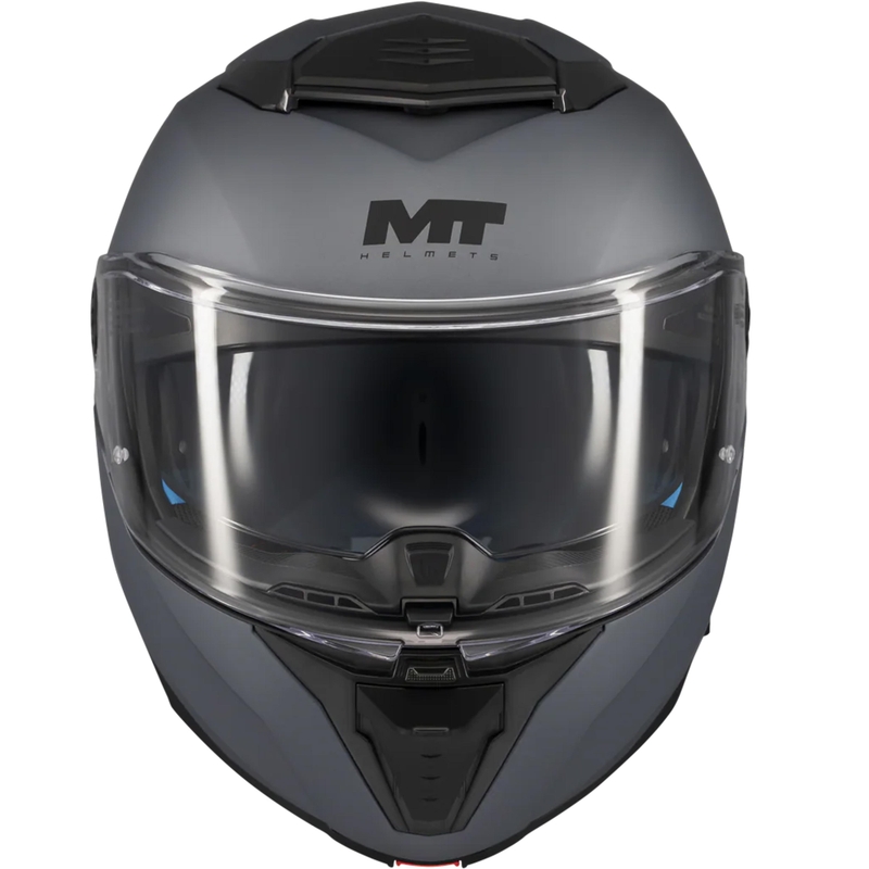 Flip-up motorcykelhjelm MT Atom 2 SV Pure A2 matgrå