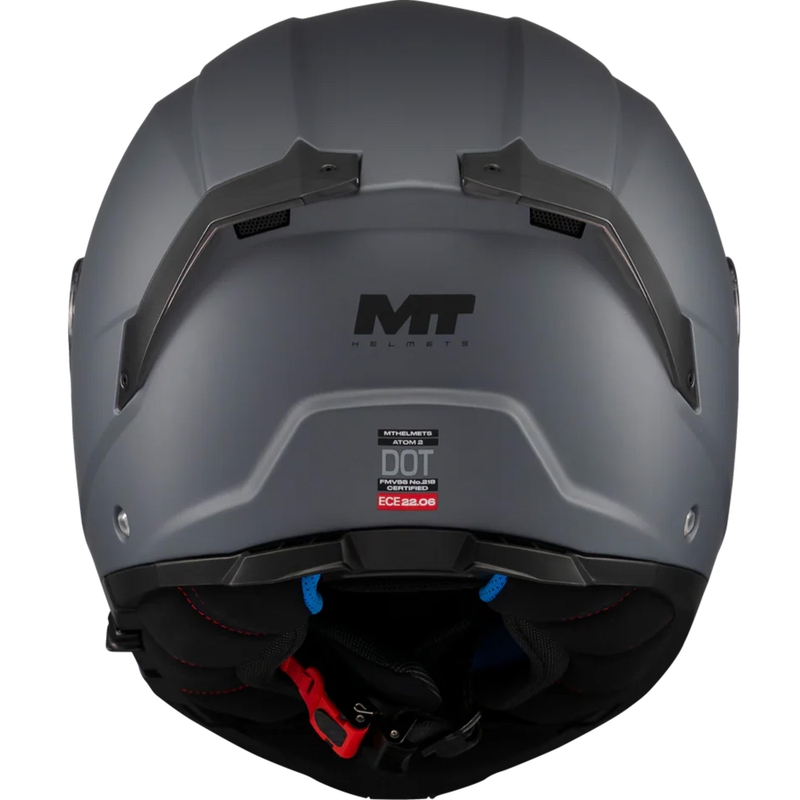 Flip-up motorcykelhjelm MT Atom 2 SV Pure A2 matgrå