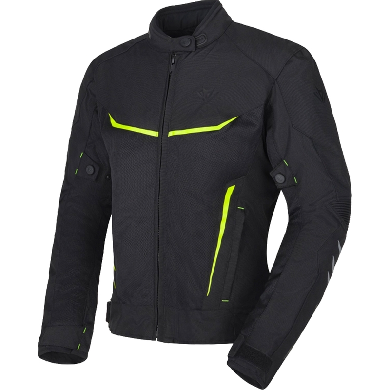 RSA Runway Black-Fluo Yellow motorcykeljakke til kvinder