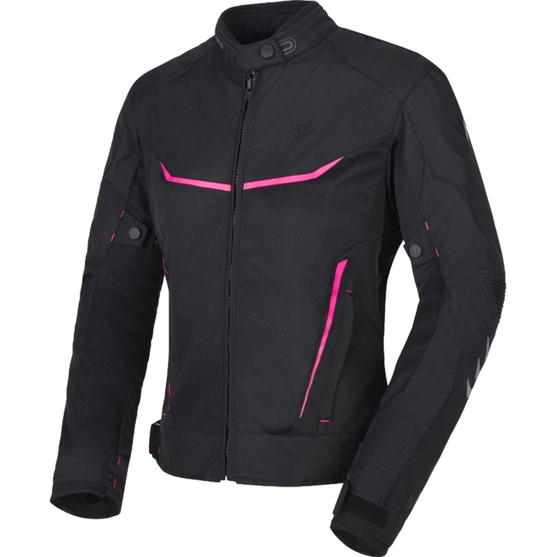 RSA Runway motorcykeljakke i sort og pink til kvinder
