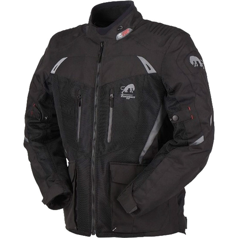 Furygan Apalaches Vented 2-i-1 motorcykeljakke Sort