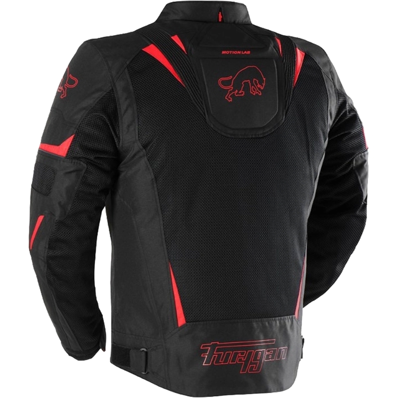 Motorcykeljakke Furygan ULTRA SPARK 3IN1 VENTED+ sort-rød
