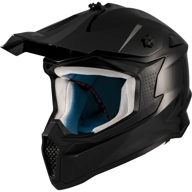 Motocross hjelm MT Falcon S Pure A1 mat sort