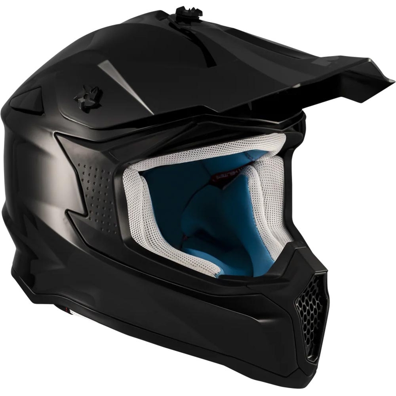 Motocross hjelm MT Falcon S Pure A1 mat sort