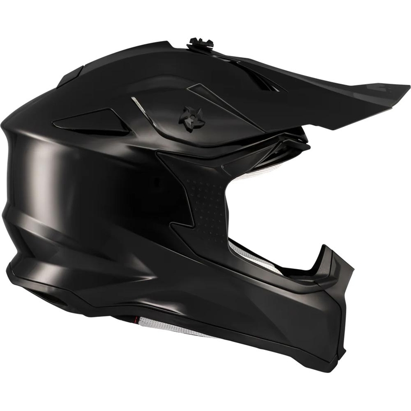 Motocross hjelm MT Falcon S Pure A1 mat sort
