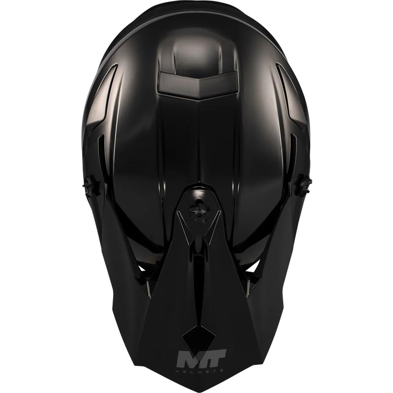Motocross hjelm MT Falcon S Pure A1 mat sort