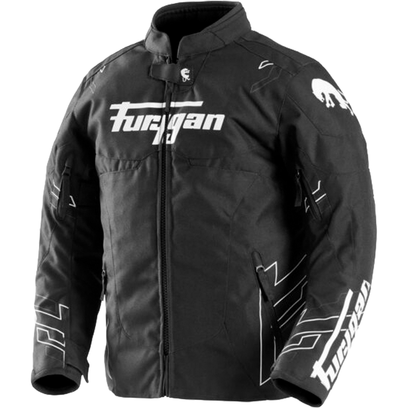 Furygan Neon Kid sort og hvid motorcykeljakke