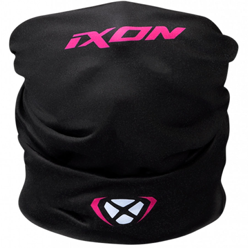 Multifunktionelt motorcykeltørklæde IXON Void sort-hvid-pink