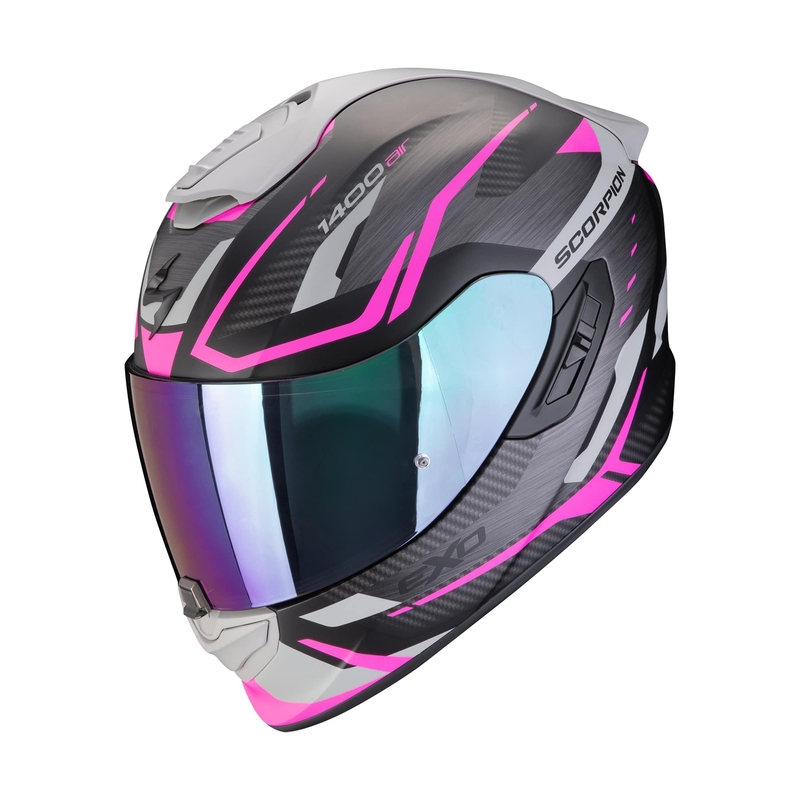 Scorpion EXO-1400 EVO II AIR ACCORD integralhjelm mat sort-pink udsalg - 2. klasse - II. kvalitet