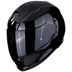 Scorpion Exo-491 Solid fullface motorcykelhjelm, blank sort - II. kvalitet