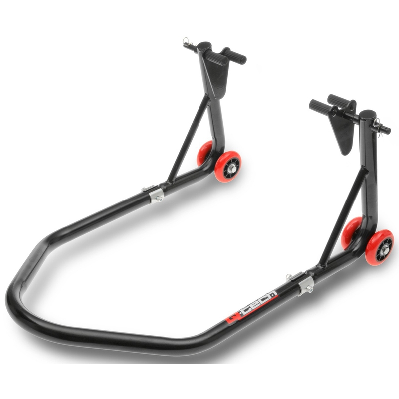 Motorcykelstativ for/bag Q-TECH sort 2 - II. kvalitet