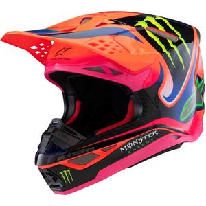 Alpinestars Supertech S-M10 HAIDEN DEEGAN edition motocrosshjelm fluo orange-lilla-pink-grøn