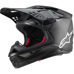 Alpinestars Supertech S-M10 Fame motocrosshjelm blank/mat carbon