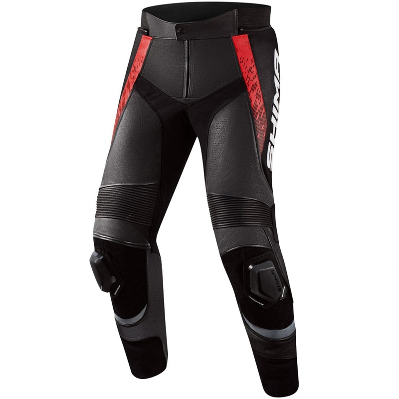 Shima STR 2.0 motorcykelbukser sort-rød
