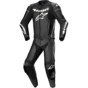 Alpinestars GP Force Lurv sort og hvid todelt læderdragt