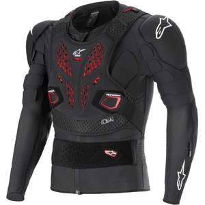 Alpinestars Bionic Pro 3 Plasma kropsbeskytter sort-rød-hvid