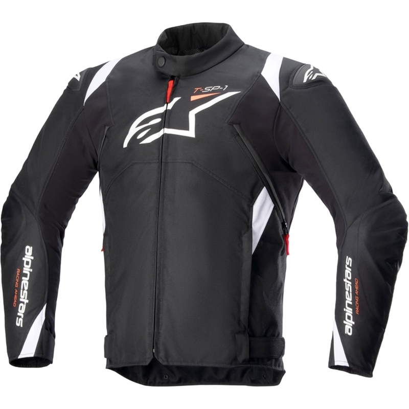 Alpinestars T-SP 1 2 vandtæt motorcykeljakke i sort og hvid