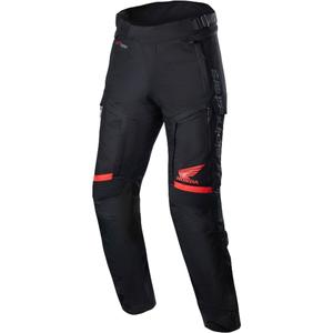 Alpinestars Bogota PRO Drystar Honda motorcykelbukser rød fluo-sort