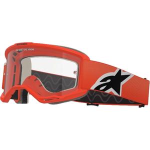 Alpinestars Vision 5 Corp motocrossbriller orange med klar linse