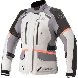 Alpinestars Stella Andes Drystar Grey-Black-Fluo Pink motorcykeljakke til kvinder