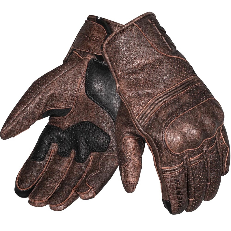Seventy Degrees SD-C20 Rebel motorcykelhandsker brun