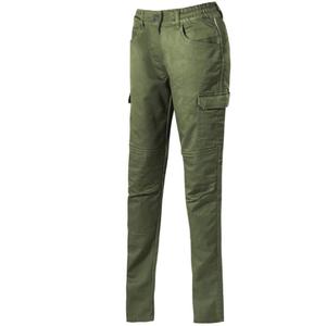 Dame motorcykelbukser Seventy Degrees SD-PC26 Teide khaki