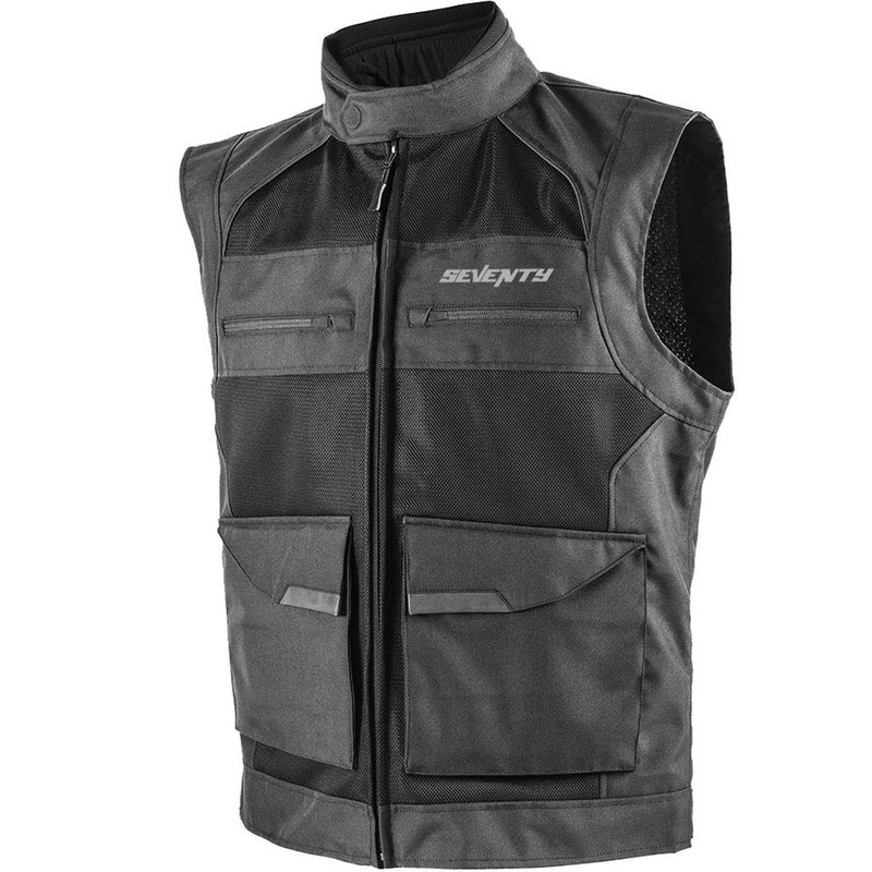 Motorcykelvest Seventy Degrees SD-S3 Scirocco sort