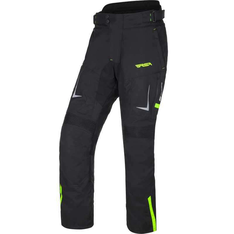 RSA EXO 2 motorcykelbukser sort-fluo gul