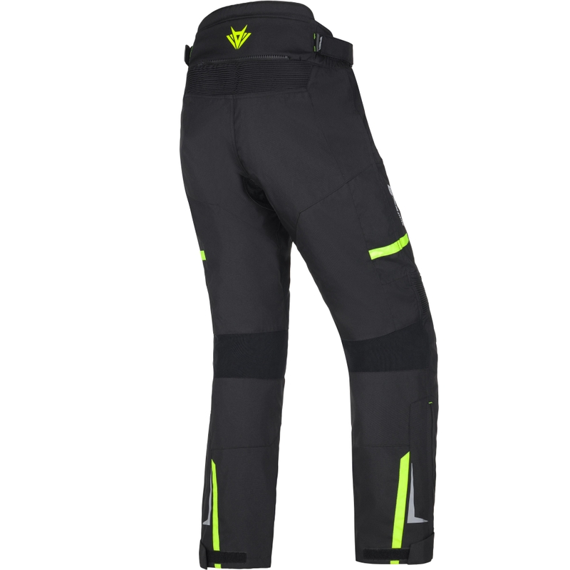 RSA EXO 2 motorcykelbukser sort-fluo gul