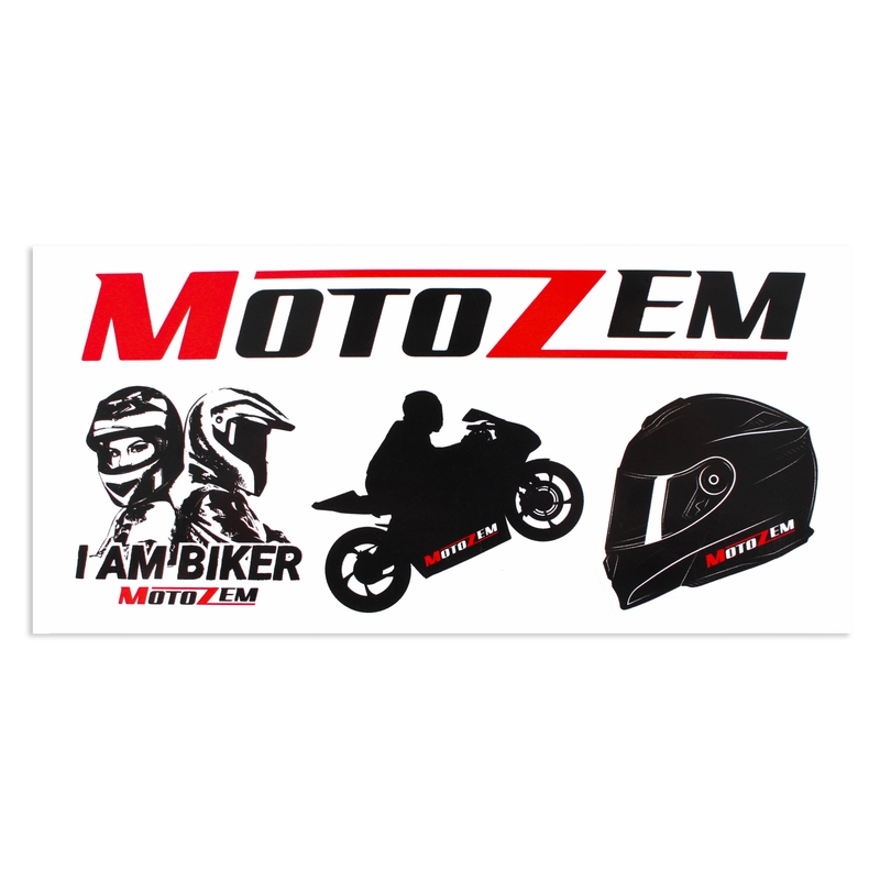 MotoZem Road Sticker-sæt