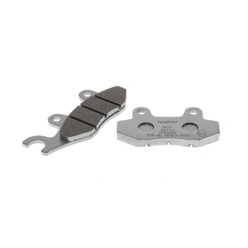 Bremseklodser NISSIN halvmetallisk gummiblanding M501-374 2 stk.
