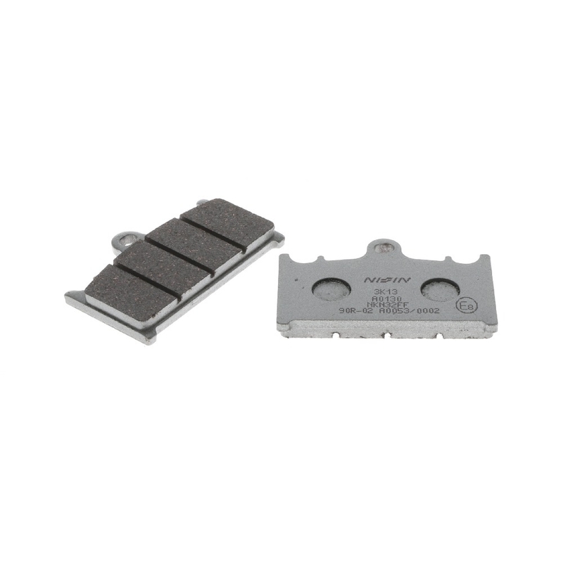 Bremseklodser NISSIN halvmetallisk gummiblanding 69,8x46,5x8 mm 2 stk.