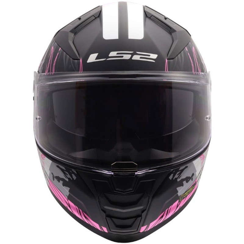 Integralhjelm LS2 FF811 Vector II Darflo mat sort-pink