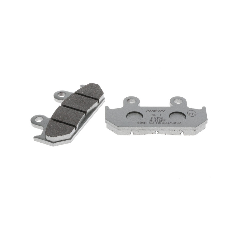 Bremseklodser NISSIN halvmetallisk gummiblanding 81x42x9 mm 2 stk.