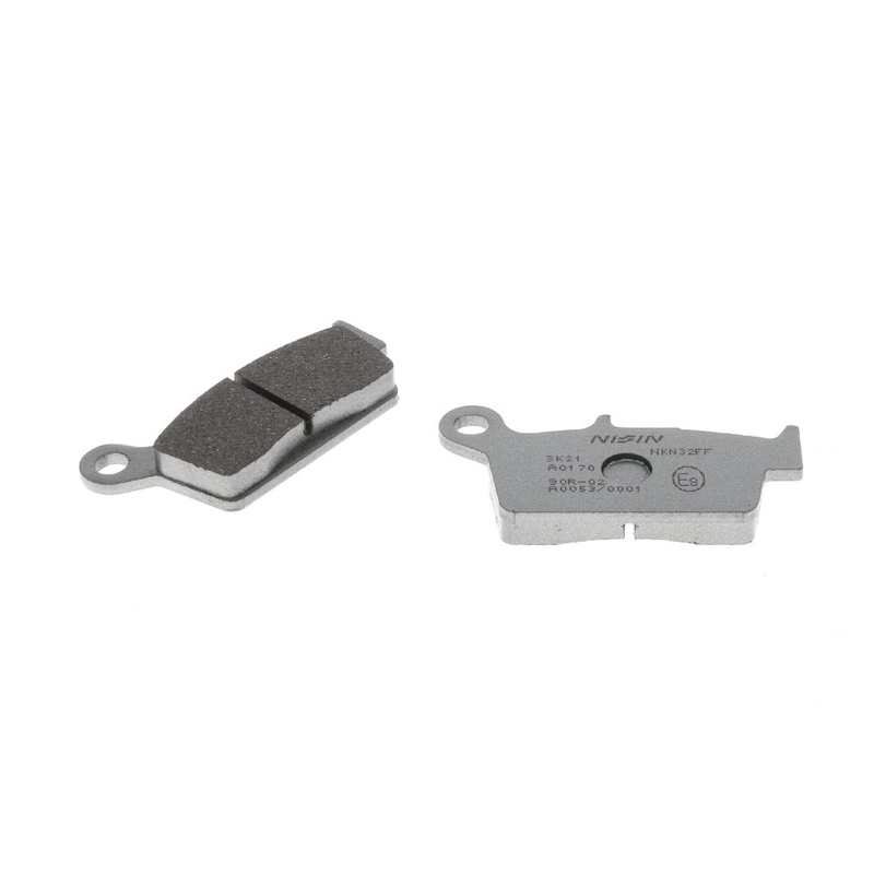 Bremseklodser NISSIN halvmetallisk gummiblanding 75x36x9,5 mm 2 stk.