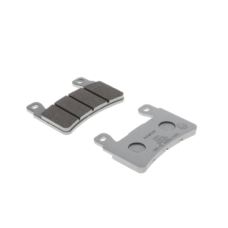 Bremseklodser NISSIN halvmetallisk gummiblanding 74,7x55,2x7,2 mm 2 stk.