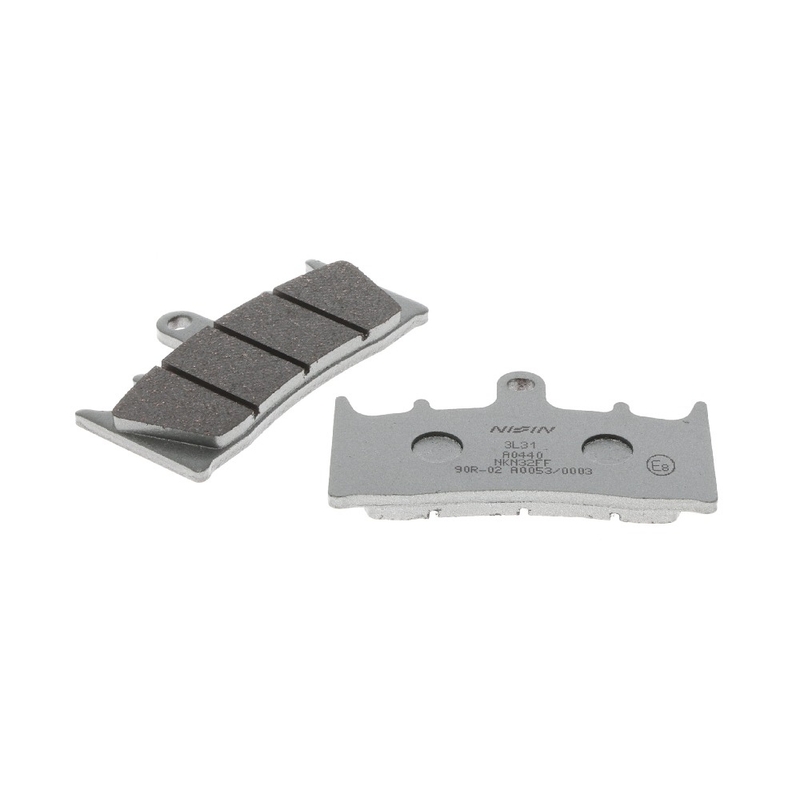 Bremseklodser NISSIN halvmetallisk gummiblanding 89,7x52x8 mm 2 stk.