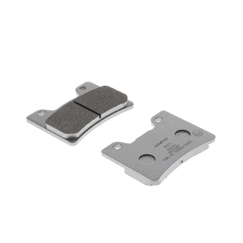 Bremseklodser NISSIN halvmetallisk gummiblanding 74,5x54x9 mm 2 stk.