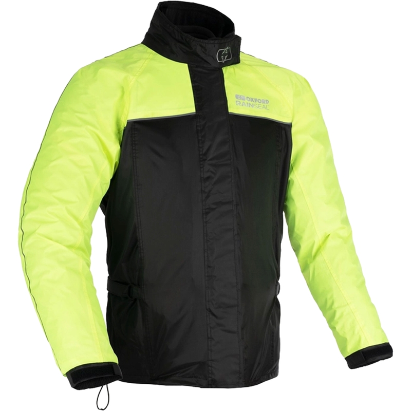Oxford Rain Seal 22 sort-fluogul regnjakke