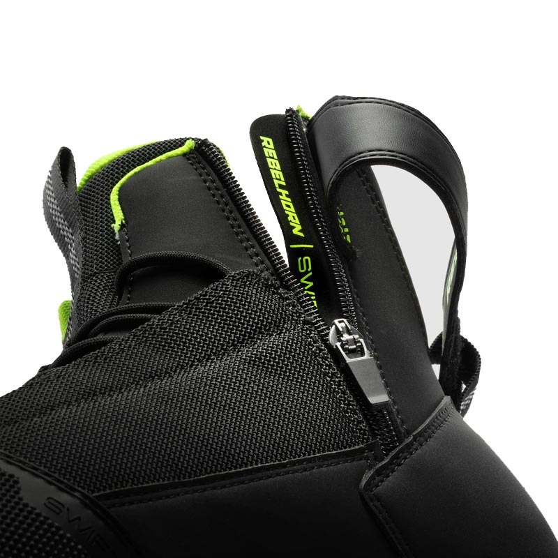 Rebelhorn Swift motorcykelstøvler sort-fluo gul