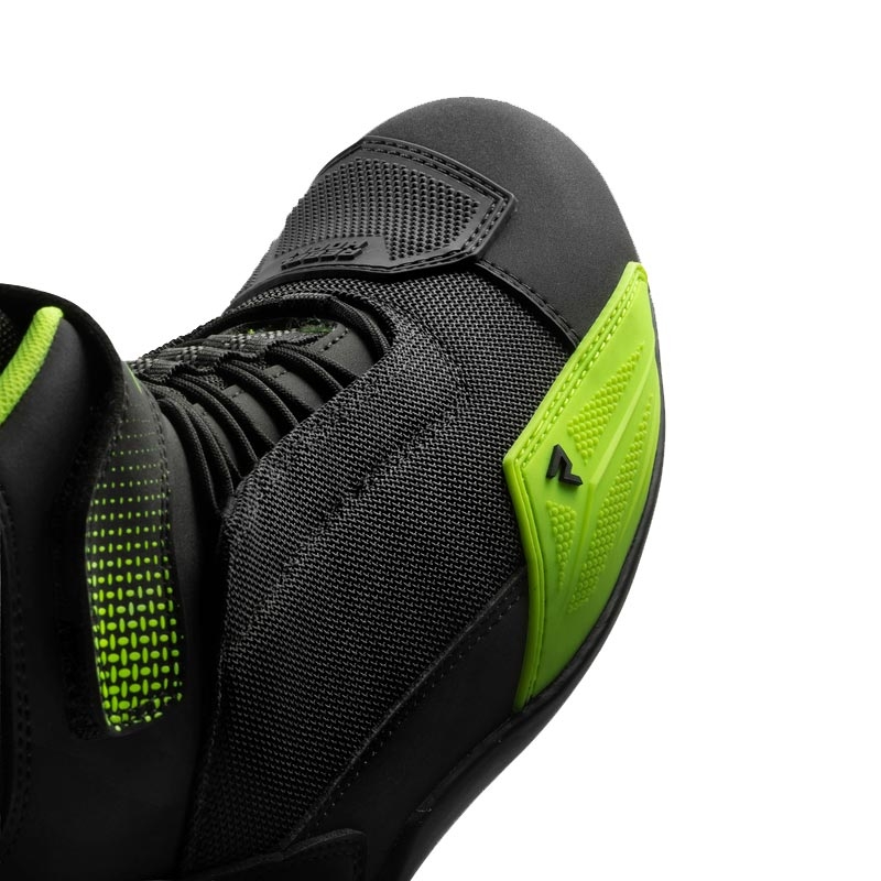 Rebelhorn Swift motorcykelstøvler sort-fluo gul