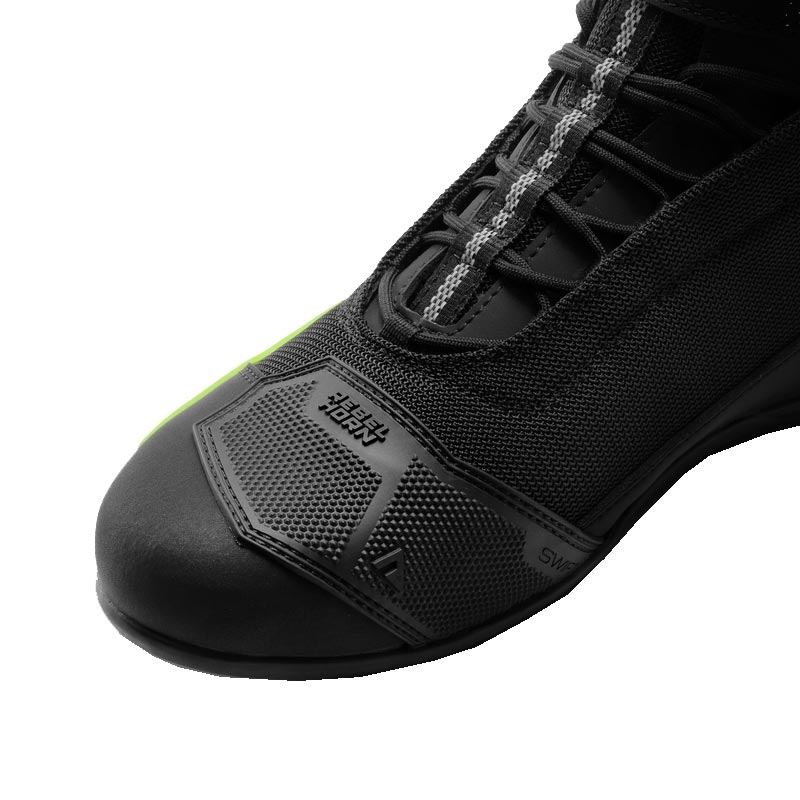 Rebelhorn Swift motorcykelstøvler sort-fluo gul