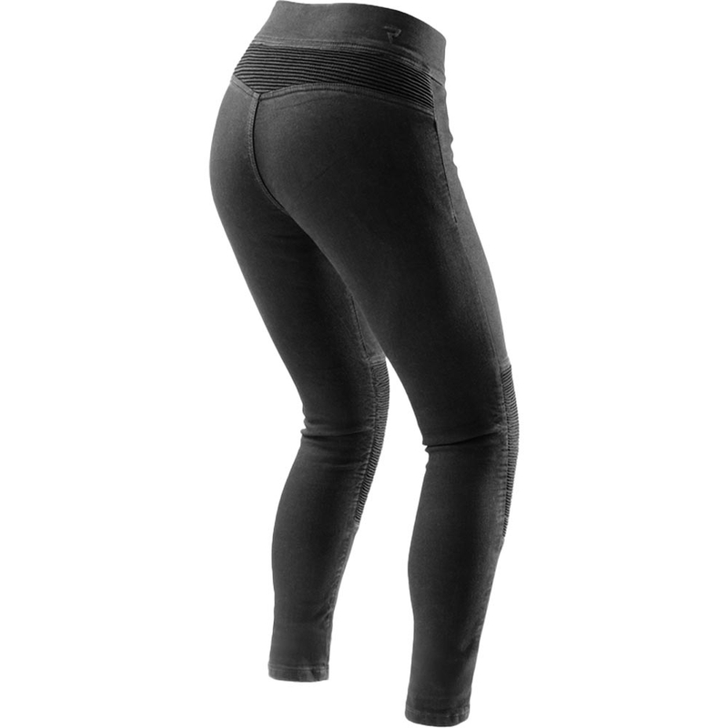 Dame motorcykelleggings Rebelhorn Chica sort